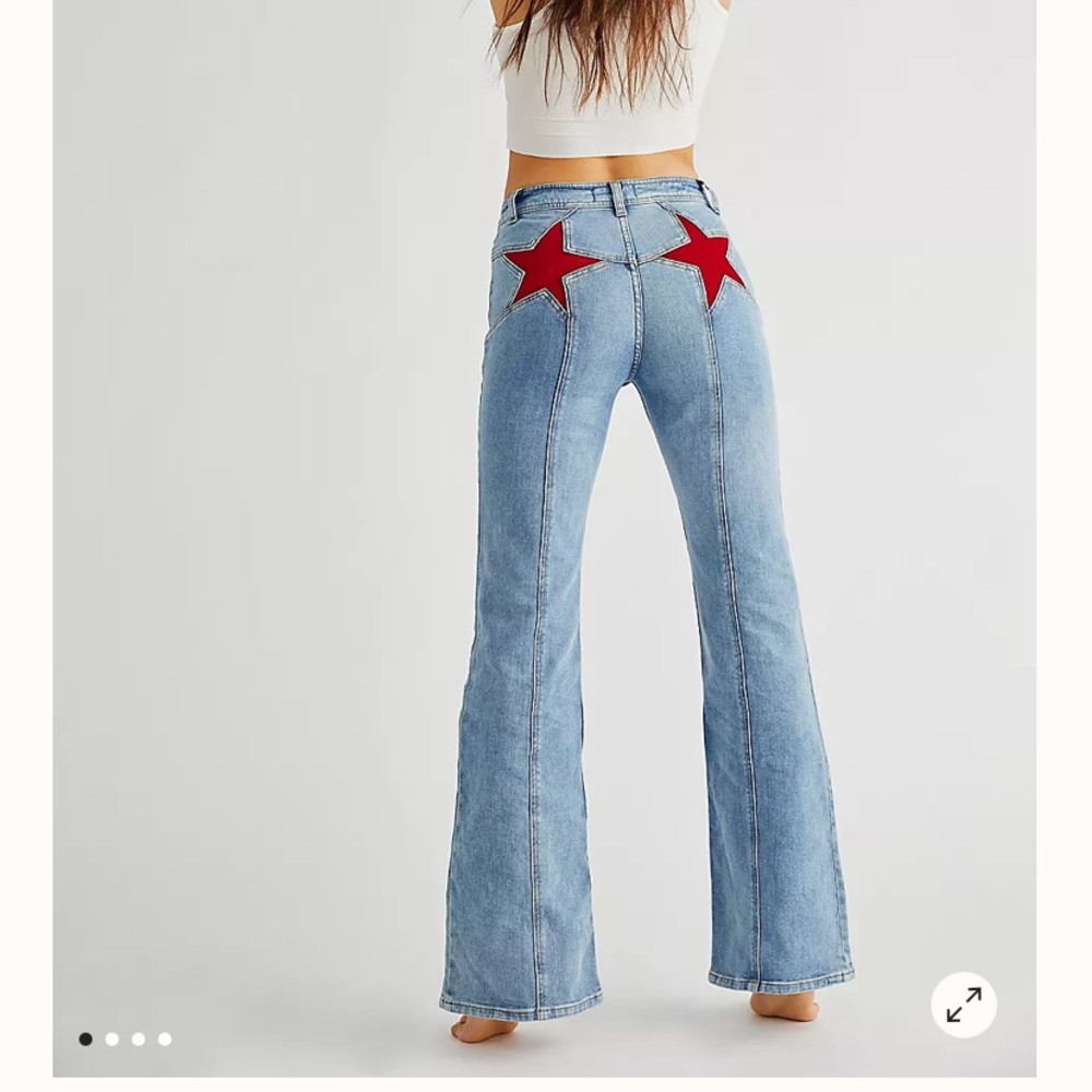 Free people firecracker flare jeans